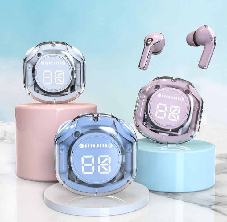 Earbuds with LED Display