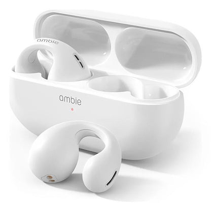 Wireless Bluetooth earbuds front view