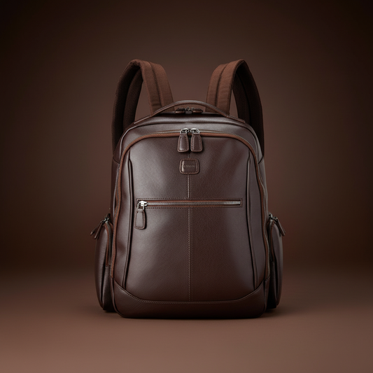 leather backpack